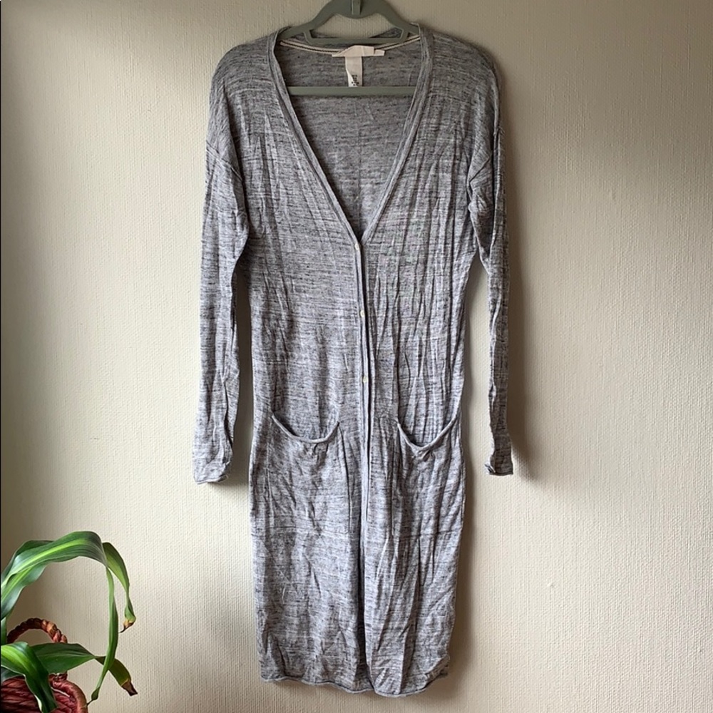 H&M - Long Gray Sweater